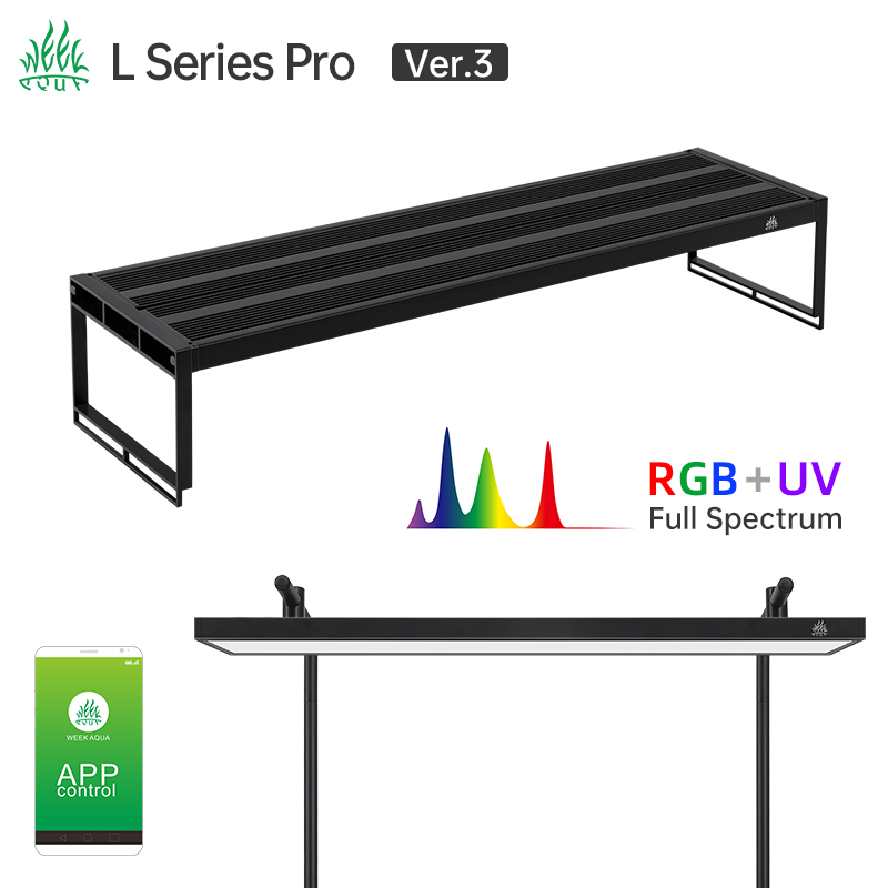 WEEK AQUA L Series APP Control - Aquarium Marine Lights review and price