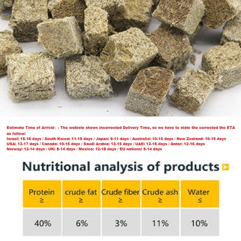 Natural Freeze Dried Bloodworm - Marine Aquarium Cube review and price